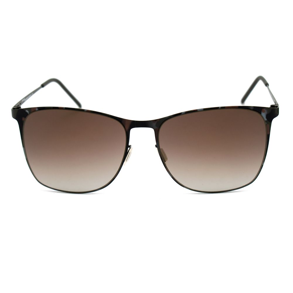 Italia Independent Braune Metall-Sonnenbrille
