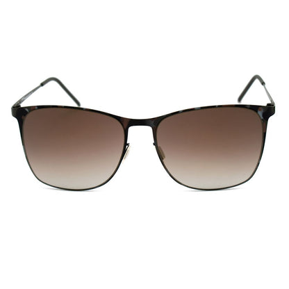 Italia Independent Braune Metall-Sonnenbrille