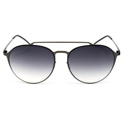Italia Independent Graue Metall-Sonnenbrille