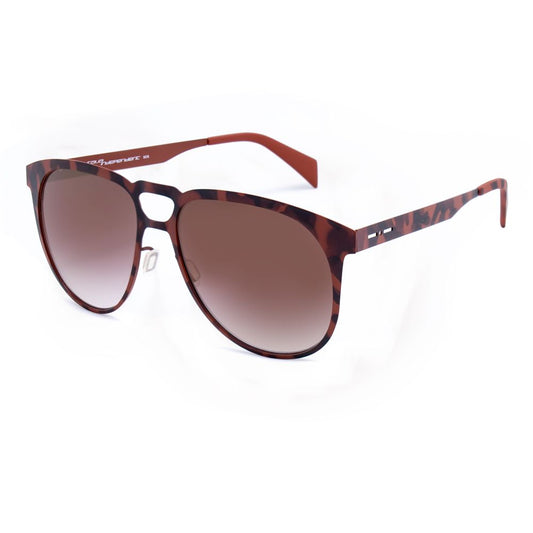 Italia Independent Braune Metall-Sonnenbrille