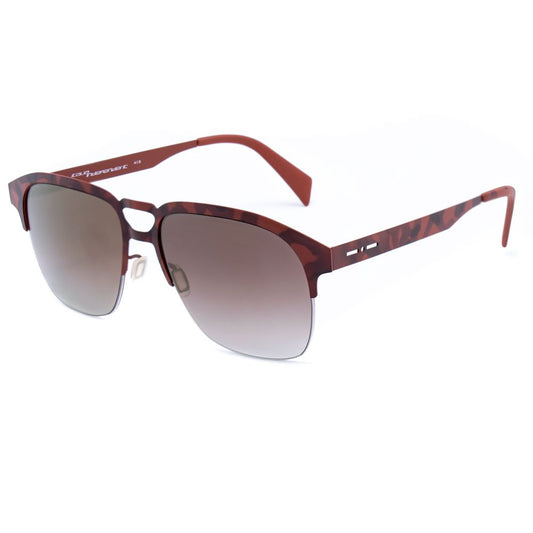 Italia Independent Braune Metall-Sonnenbrille