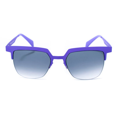 Italia Independent Lila Metall-Sonnenbrille