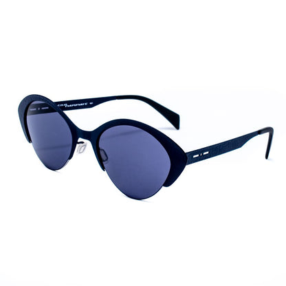 Italia Independent Blaue Metall-Sonnenbrille