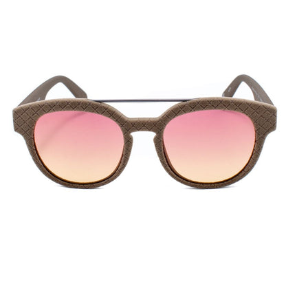 Italia Independent Braune Acetat-Sonnenbrille