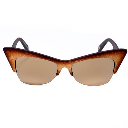 Italia Independent Braune Acetat-Sonnenbrille