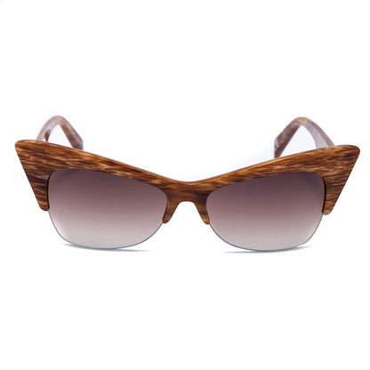 Italia Independent Braune Acetat-Sonnenbrille
