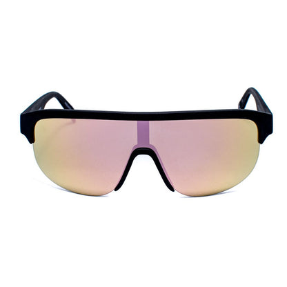 Italia Independent Schwarze Acetat-Sonnenbrille