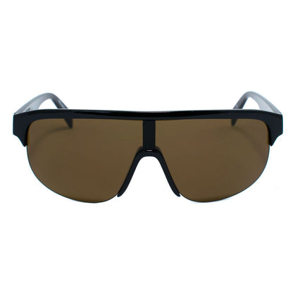 Italia Independent Schwarze Acetat-Sonnenbrille