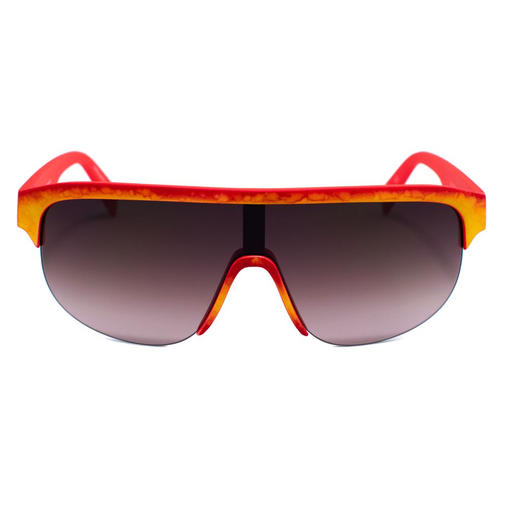 Italia Independent Rote Acetat-Sonnenbrille