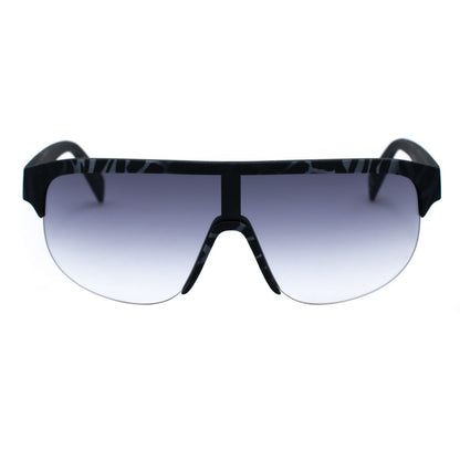 Italia Independent Schwarze Acetat-Sonnenbrille