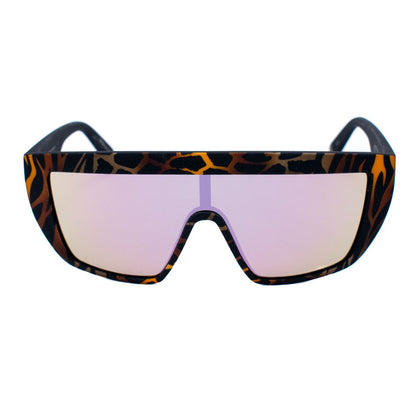 Italia Independent Braune Acetat-Sonnenbrille
