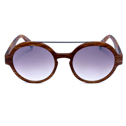 Italia Independent Braune Acetat-Sonnenbrille