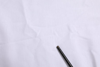 Dolce & Gabbana Weißes Kurzarm-T-Shirt mit DG-Logo-Aufdruck