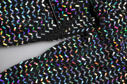 Dolce & Gabbana Multicolor Pailletten Leggings Hosen Hosen