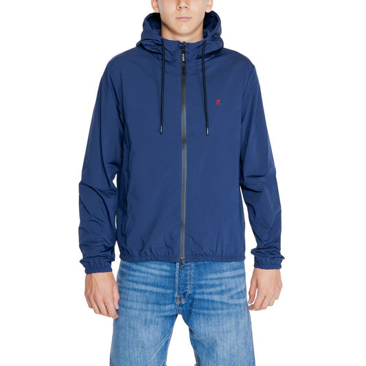 Replay Blaue Polyamid-Jacken &amp