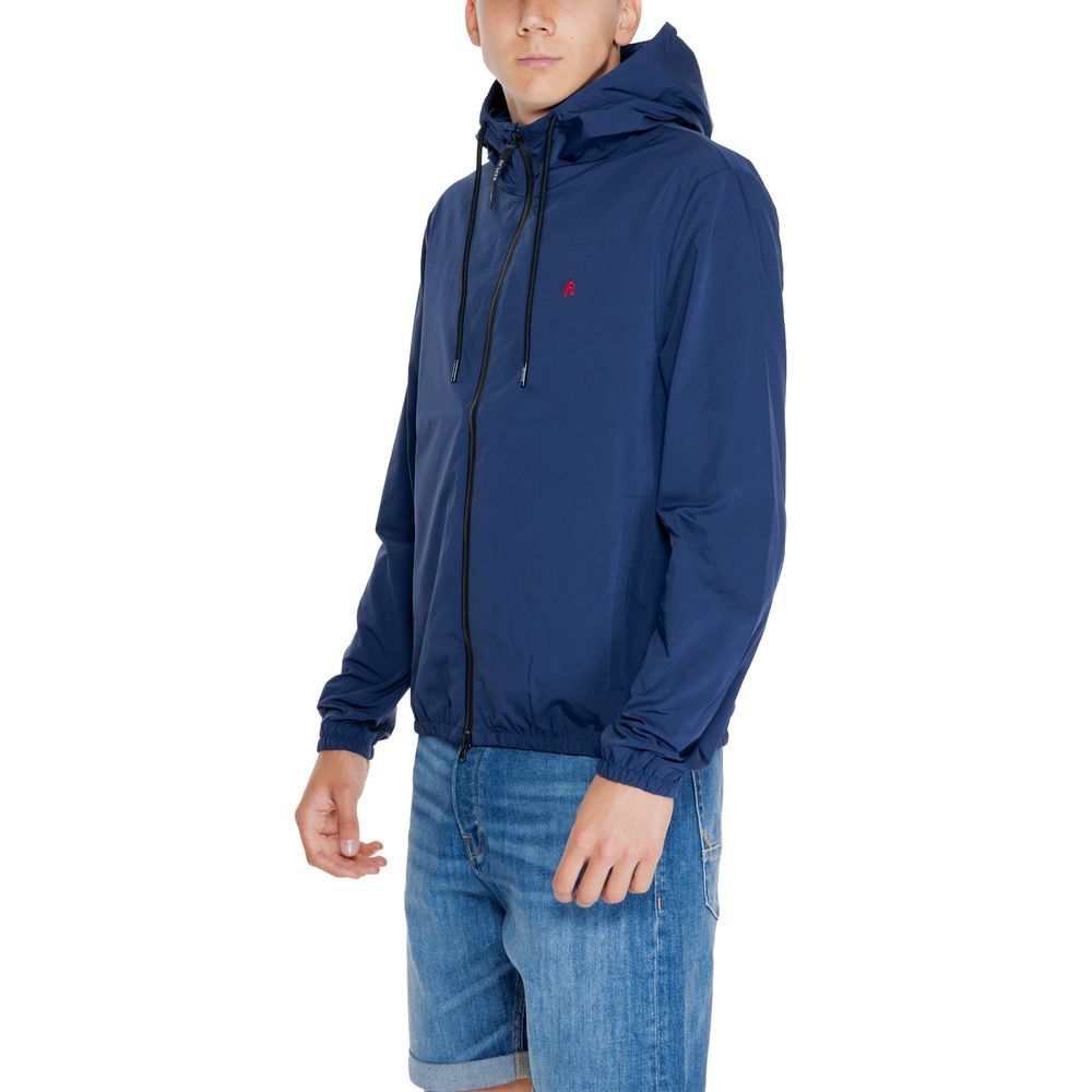 Replay Blaue Polyamid-Jacken &amp