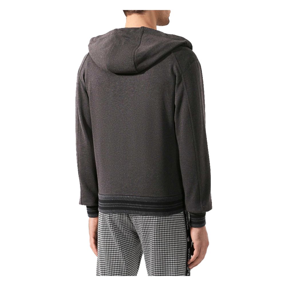 Dolce & Gabbana Grauer Baumwollpullover für Männer
