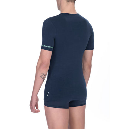 Bikkembergs Schwarzes Baumwoll-T-Shirt für Männer