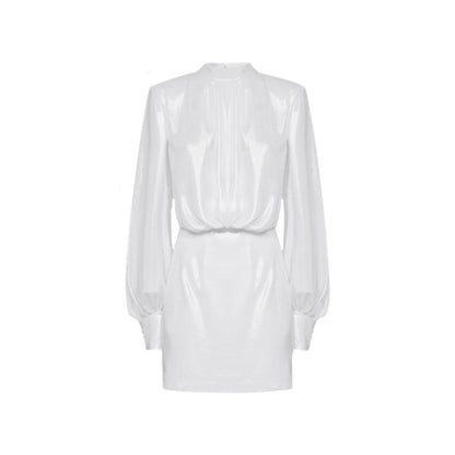 BLANCA VITA Abelia Laminiertes Minikleid