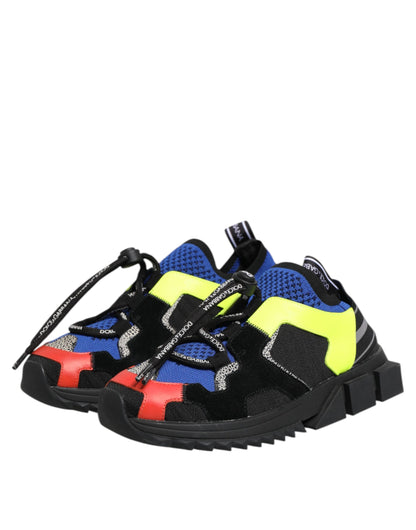 Dolce & Gabbana Multicolor Sorrento Trekking Turnschuhe Schuhe