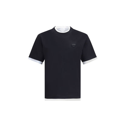 Prada Doppellagiges T-Shirt
