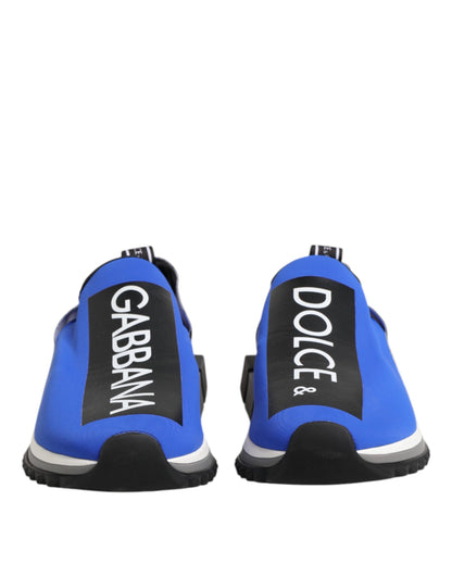 Dolce & Gabbana Blau Logo Low Top Sorrento Turnschuhe Schuhe