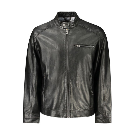 Guess Jeans Schwarzer Polyethylen-Mantel