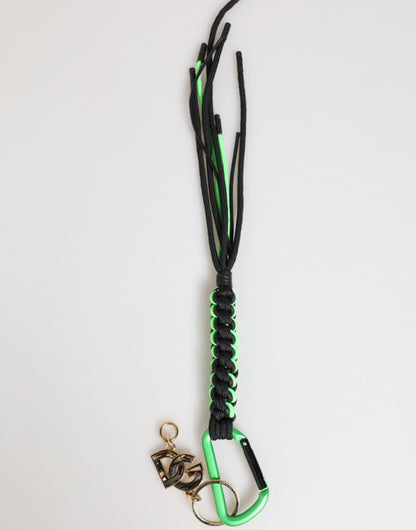 Dolce & Gabbana Multicolor Polyester Tape String DG Logo Schlüsselanhänger Schlüsselanhänger