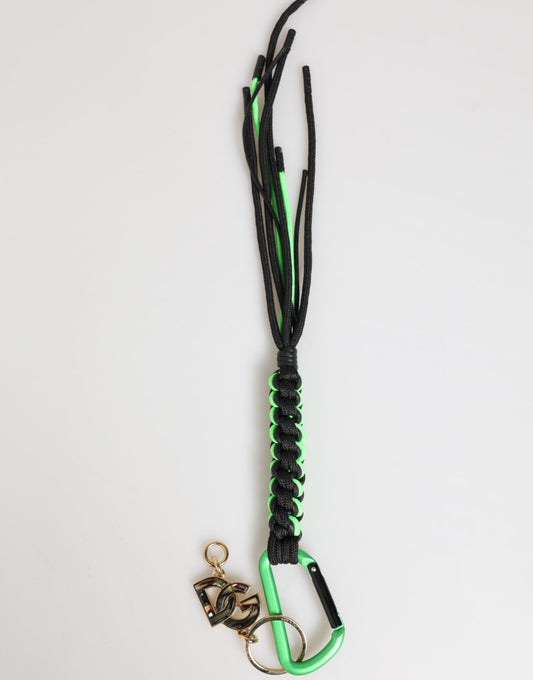 Dolce & Gabbana Multicolor Polyester Tape String DG Logo Schlüsselanhänger Schlüsselanhänger