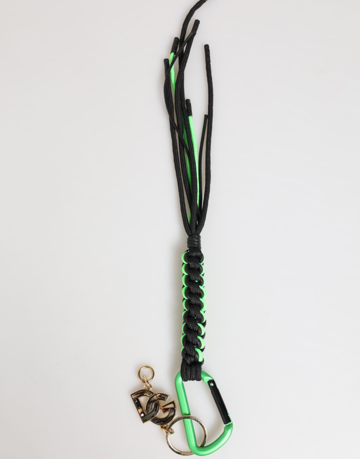 Dolce & Gabbana Multicolor Polyester Tape String DG Logo Schlüsselanhänger Schlüsselanhänger