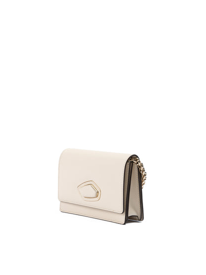 Giada Beige Leder Clutch Tasche