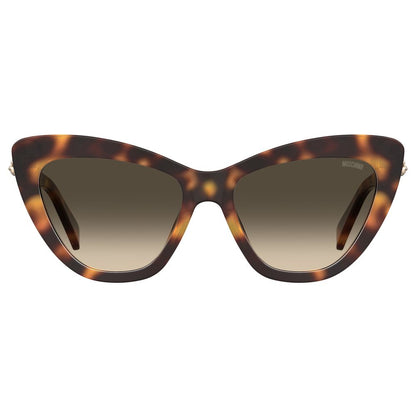 Moschino Braune Acetat-Sonnenbrille