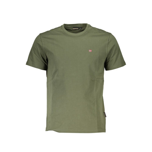 Napapijri T-Shirt aus grüner Baumwolle