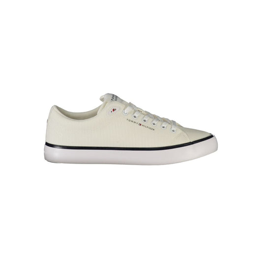 Tommy Hilfiger Weiß Polyester Männer Sneaker