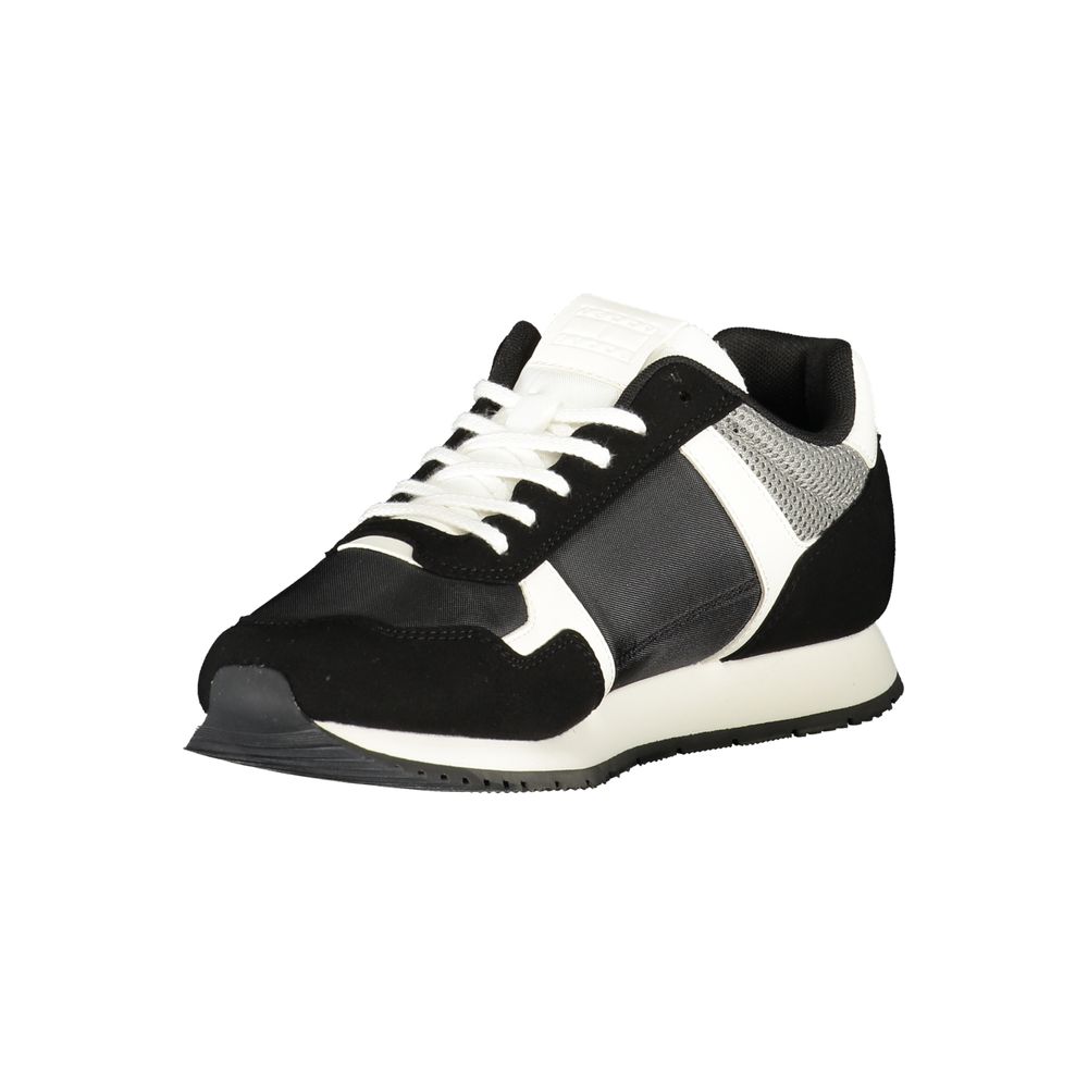 Tommy Hilfiger Schwarzer Polyester Herren Sneaker