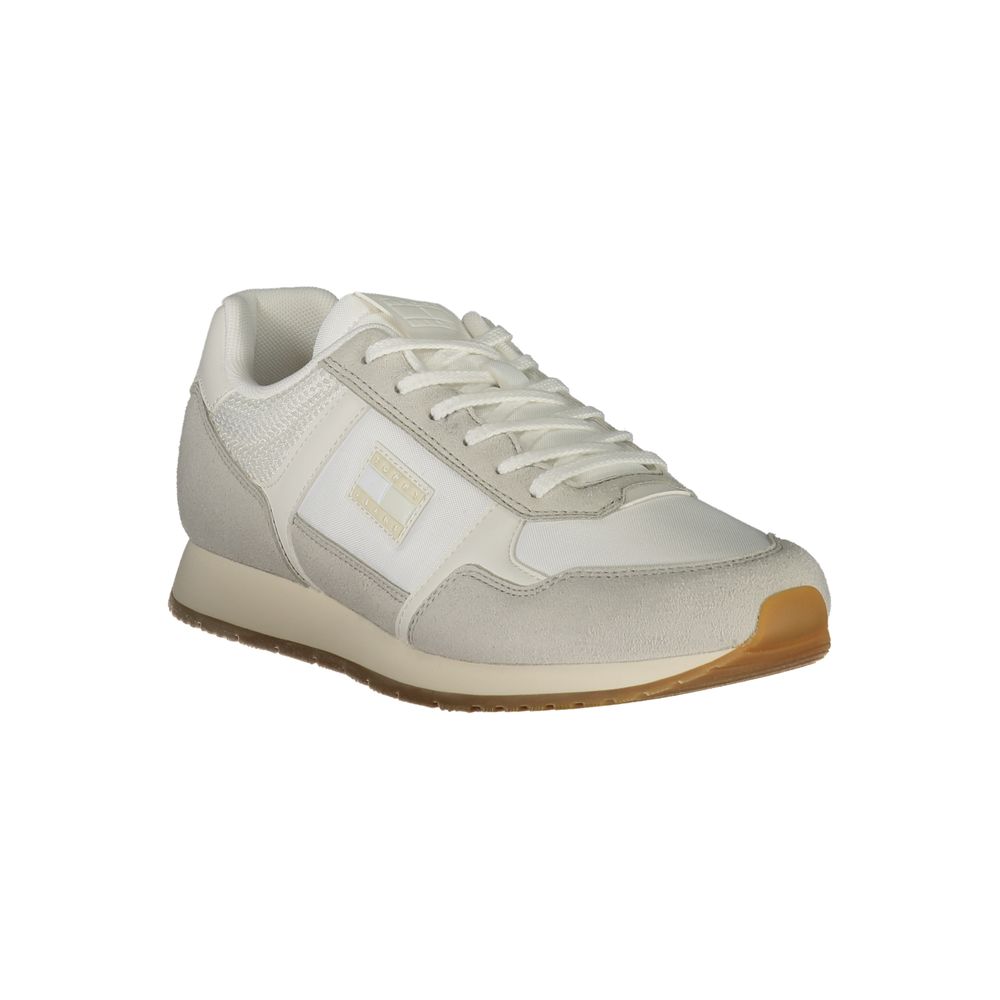 Tommy Hilfiger Weiß Polyester Männer Sneaker