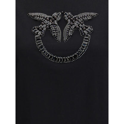 PINKO T-Shirt mit gesticktem Logo