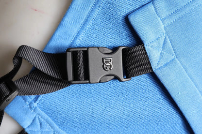 Dolce & Gabbana Blaue Baumwolle mit Kapuze Männer Sportswear Einheitsgröße Weste