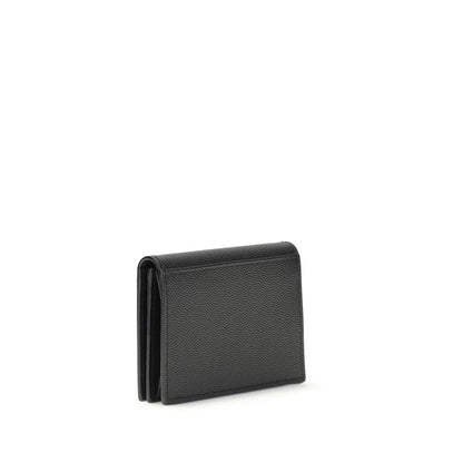 Saint Laurent Grain de poudre Leder Business Card Holder