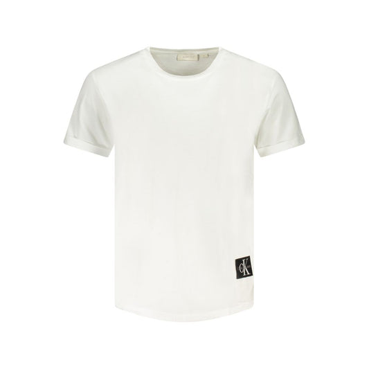 Calvin Klein Weißes Baumwolle Männer T-Shirt