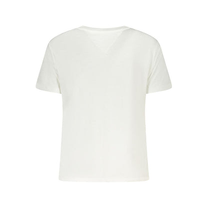 Tommy Hilfiger Weißes T-Shirt aus Baumwolle für Frauen