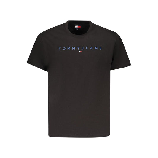 Tommy Hilfiger Schwarzes Baumwolle Männer T-Shirt