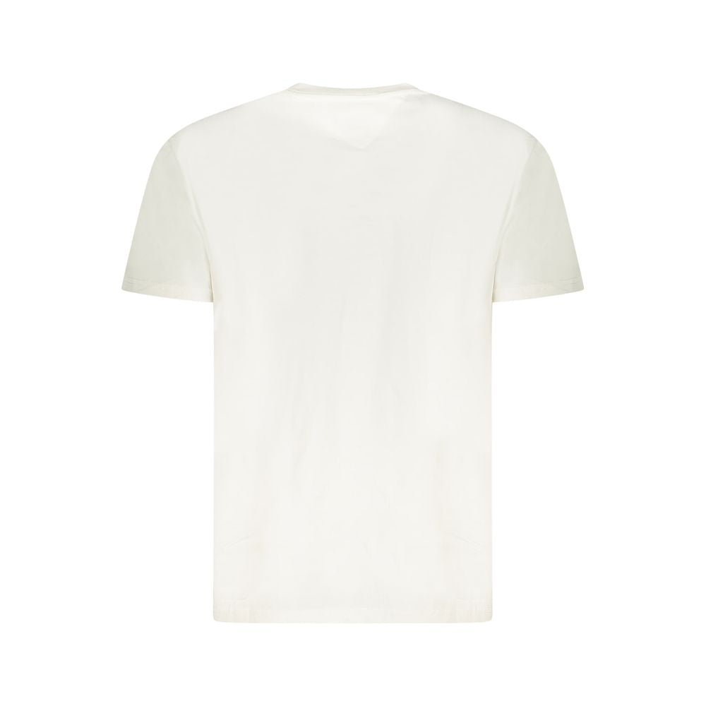 Tommy Hilfiger Weißes Baumwolle Männer T-Shirt