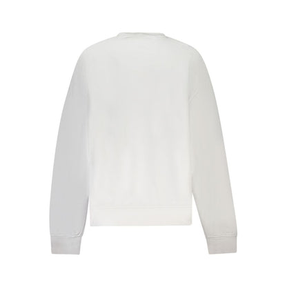 Calvin Klein Weißer Baumwollpullover für Frauen