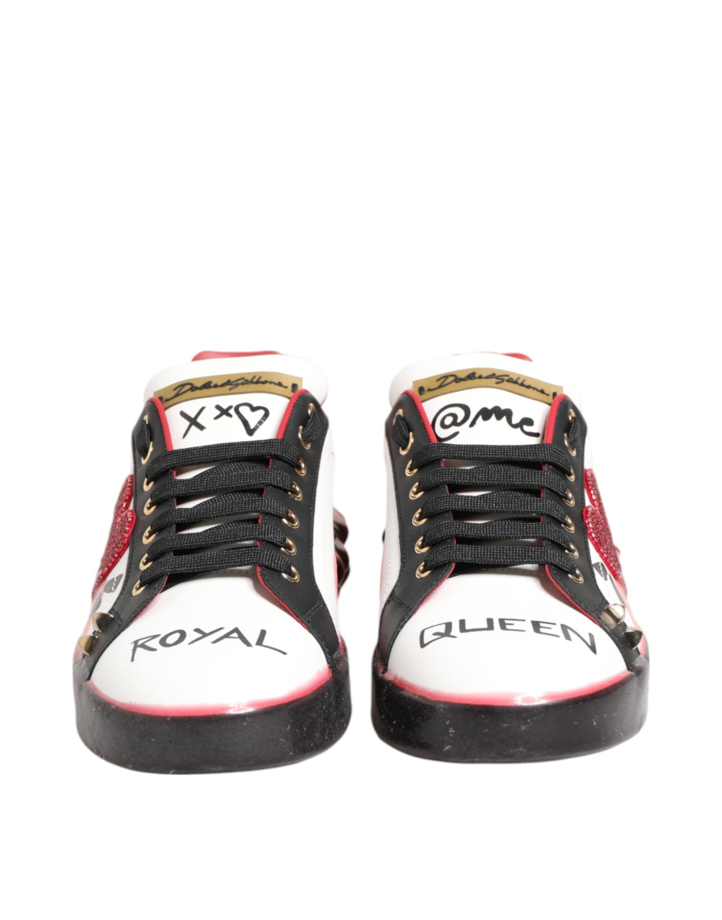 Dolce & Gabbana Multicolor Portofino Low Top Turnschuhe Schuhe
