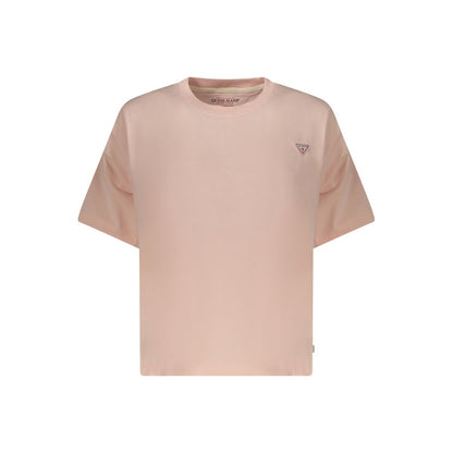 Guess Jeans Rosa Baumwolle Frauen T-Shirt