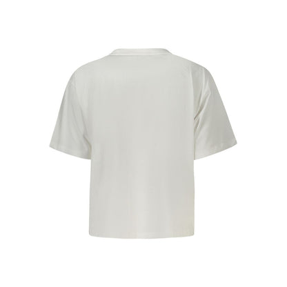 Guess Jeans Weißes T-Shirt aus Baumwolle für Frauen