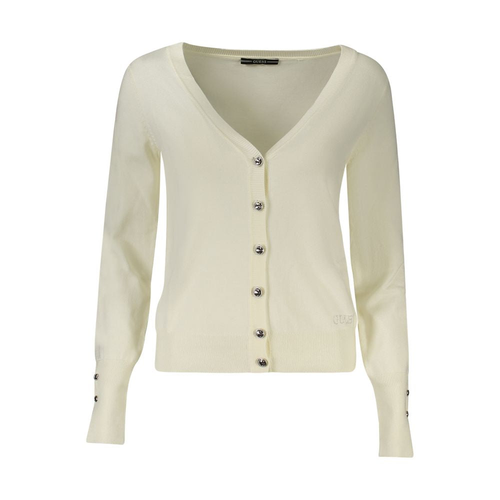 Guess Jeans Weißer Viskose Pullover für Frauen