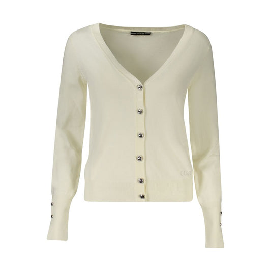 Guess Jeans Weißer Viskose Pullover für Frauen