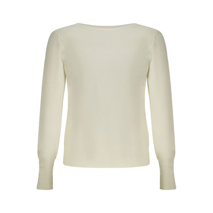 Guess Jeans Weißer Viskose Pullover für Frauen